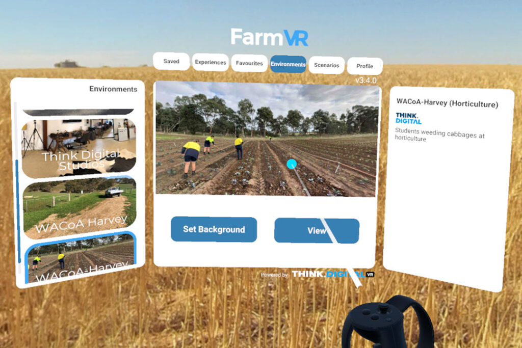 Custom VR & AR Apps FarmVR app
