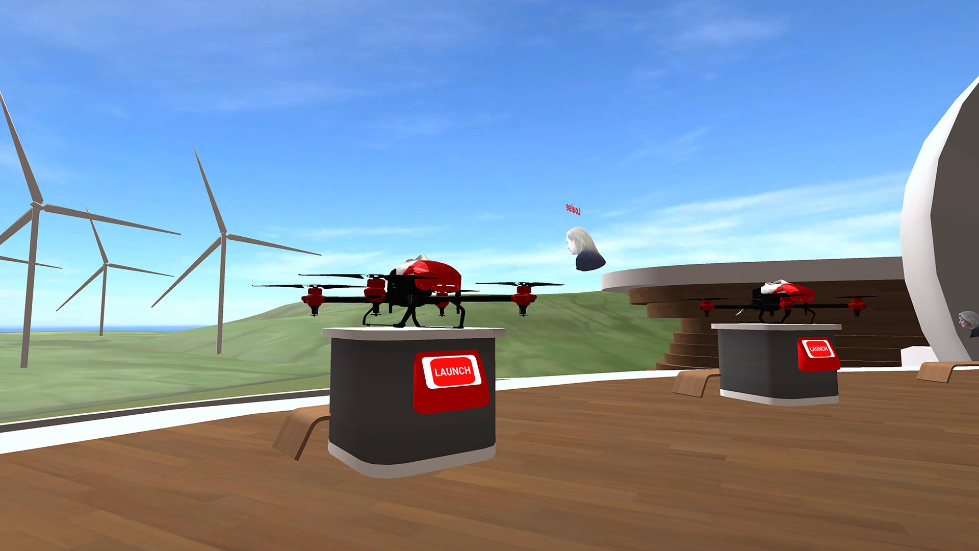XAG drone flying experience in AAC VR Virtual Campus Environment for STEMCONNECT2020