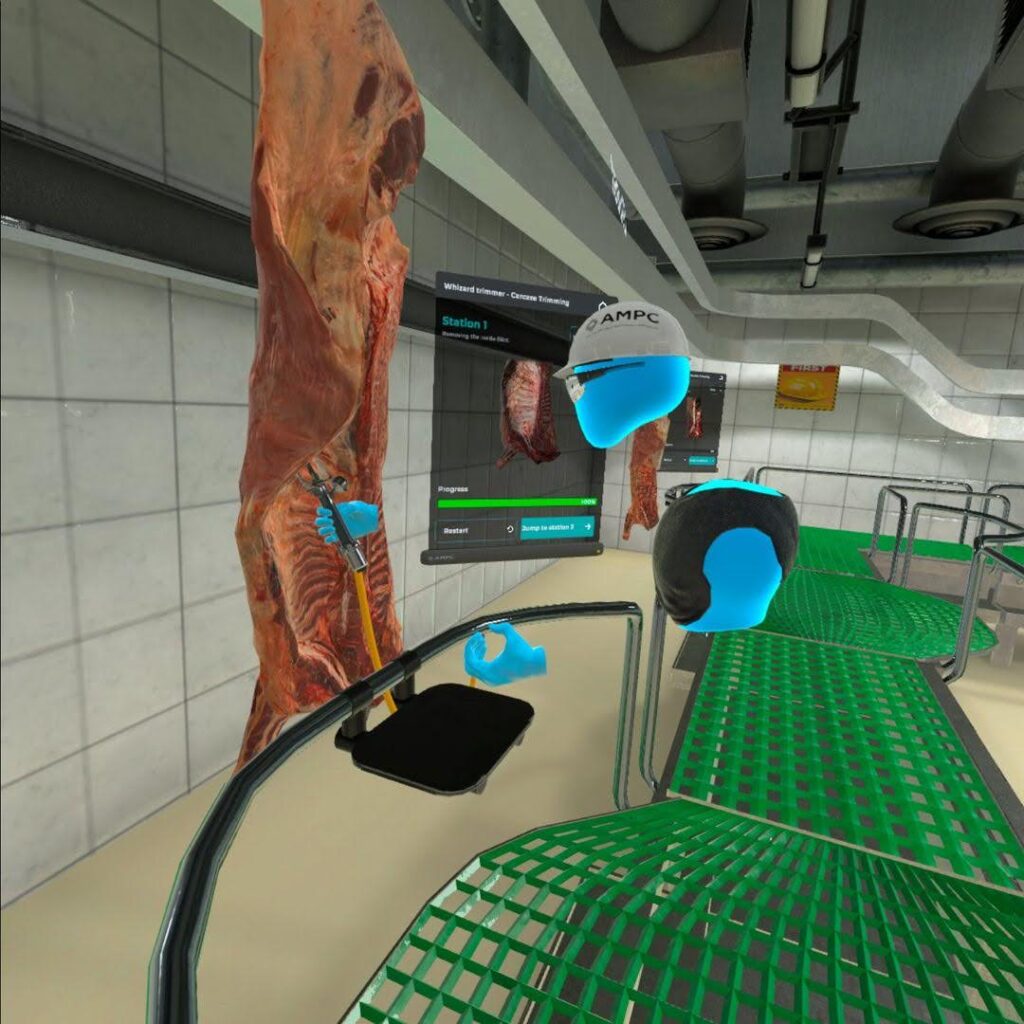 AMPC Metaverse collaborative virtual reality training 